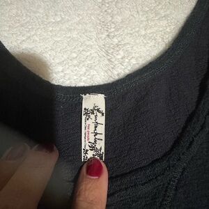 Free People navy Jumpsuit